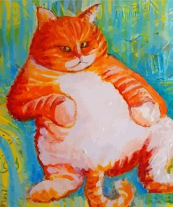 Aesthetic Fat Cat Paint By Numbers