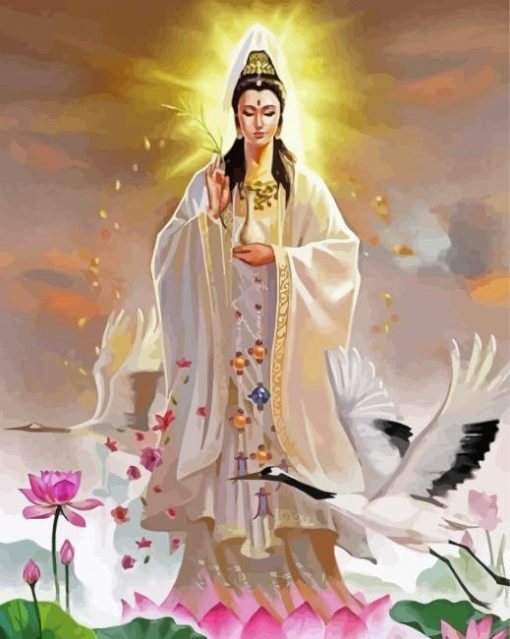 Aesthetic Quan Yin Paint By Numbers