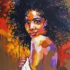 Afro Girl Paint By Numbers