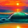 Big Wave Seascape Art Paint By Numbers