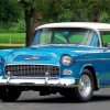 Blue 1955 Chevrolet Paint By Numbers