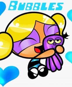 Bubbles Powerpuff Hero Paint By Numbers