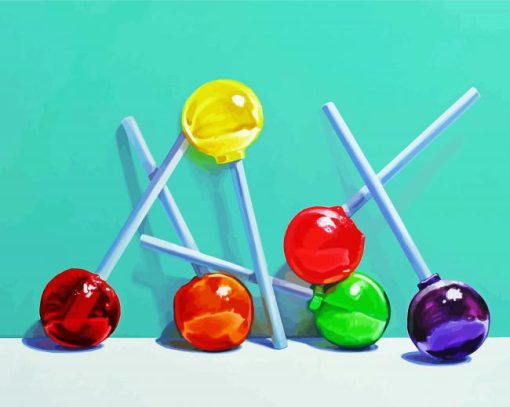 Colorful Lolly Paint By Numbers