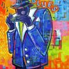 Colorful Marvek Man Playing Harmonica Paint By Numbers