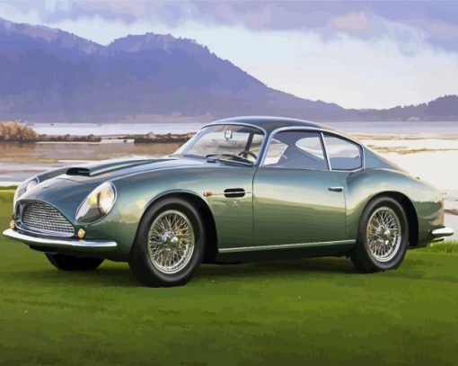 Cool Aston Martin N DB4 Paint By Numbers