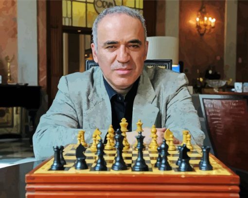 Cool Kasparov Paint By Numbers