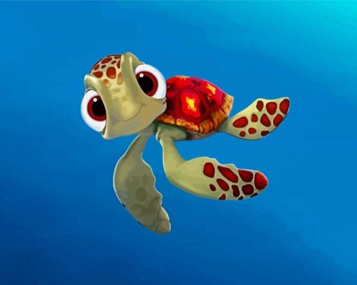 Cute Nemo Turtle Paint By Numbers