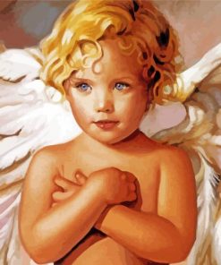 Cute Boy Angel Paint By Numbers