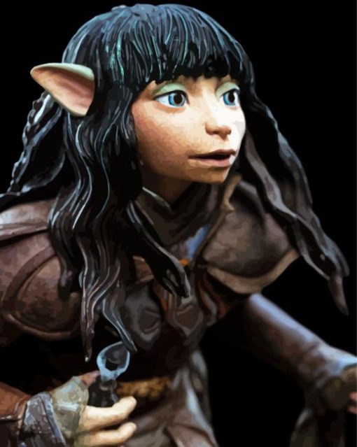 Dark Crystal Gelfling Paint By Numbers