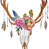 Deer Head With Wildflowers Paint By Numbers