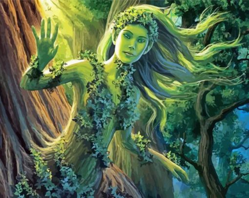 Dryad Nymph Paint By Numbers