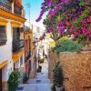 Flowering Spanish Street Paint By Numbers