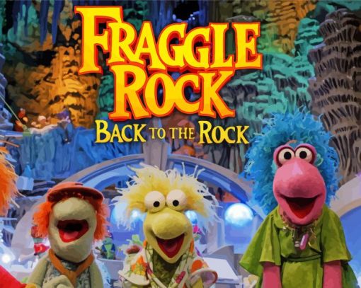 Fraggle Rock Poster Paint By Numbers