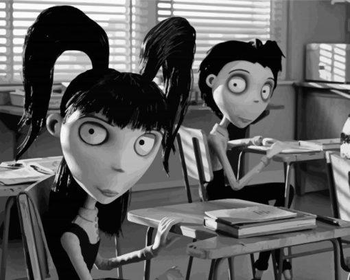 Frankenweenie Characters Paint By Numbers