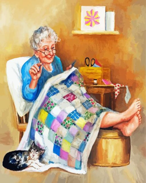 Grandma's Favorite Hobby Dianne Dengel Paint By Numbers