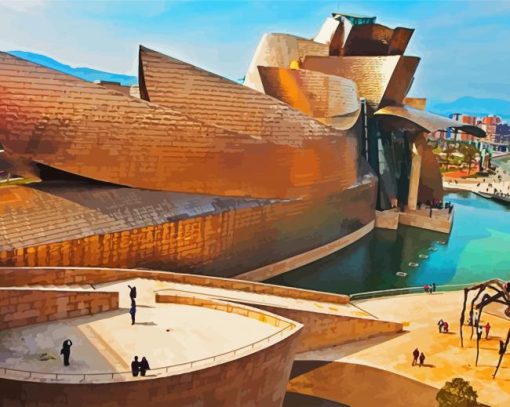 Guggenheim Museum Bilbao Paint By Numbers