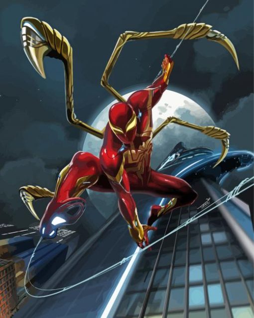 Hero Iron Spider Paint By Numbers