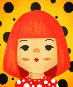 Japanese Yayoi Kusama Art Paint By Numbers