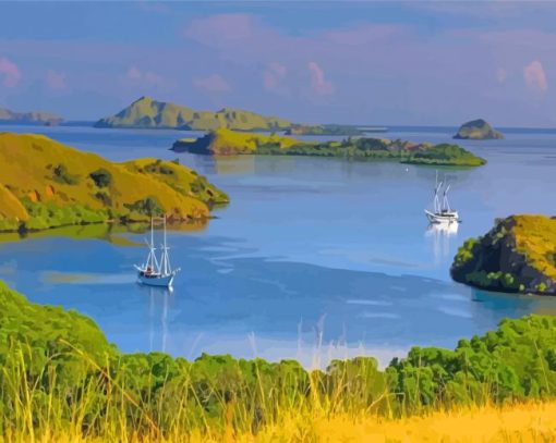 Labuan Bajo Paint By Numbers