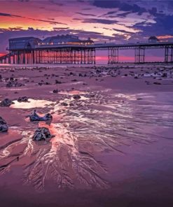 Low Tide Cromer Beach Paint By Numbers