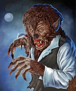 Mad Wolfman Paint By Numbers