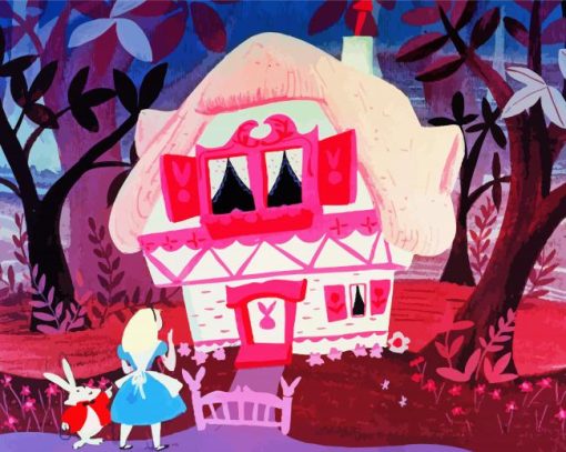 Mary Blair Alice In Wonderland Paint By Numbers