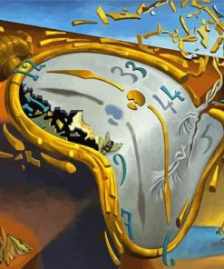 Melting Clock Salvador dali Paint By Numbers