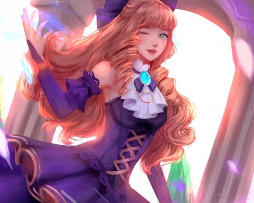 Mobile Legends Character Guinevere Paint By Numbers