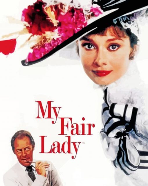 My Fair Lady Movie Poster Paint By Numbers