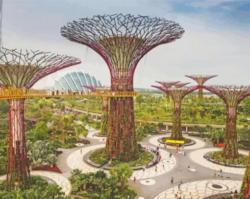 Natural City Paint By Numbers