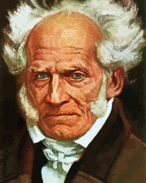 Portrait Arthur Schopenhauer Paint By Numbers