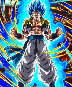 Powerful Gogeta Paint By Numbers