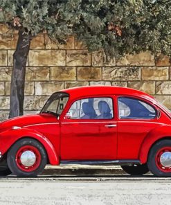 Red Be Beetle Paint By Numbers