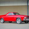 Red Elcamino Paint By Numbers