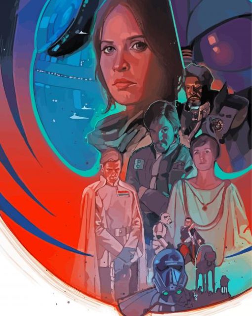 Rogue One Art Paint By Numbers