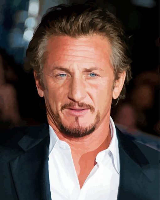 Sean Penn Actor Paint By Numbers