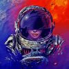 Space Universe Girl Paint By Numbers