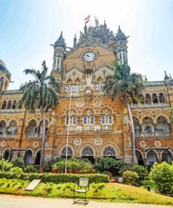 Victoria Terminus India Paint By Numbers