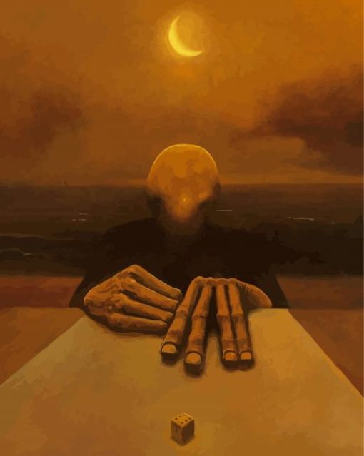 Vintage Beksinski Paint By Numbers