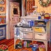 Vintage Kitchen Paint By Numbers