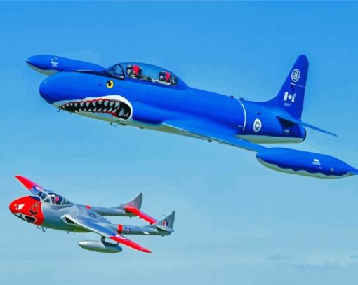 Warbirds Paint By Numbers