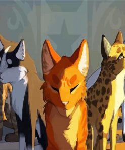 Warrior Cats The Five Giants Paint By Numbers