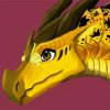 Yellow Wings Of Fire Paint By Numbers