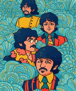 Yellow Submarine Paint By Numbers