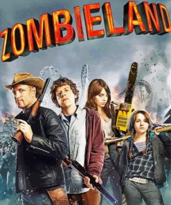 Zombieland Movie Poster Paint By Numbers