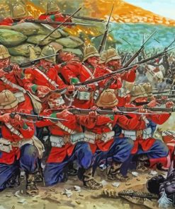 Zulu War Paint By Numbers