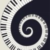 Abstract Piano Circle Paint By Numbers