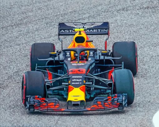 Aesthetic Aston Martin F1 Car Paint By Numbers