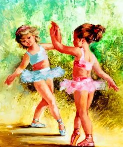 Aesthetic Ballerina Children Art Paint By Numbers