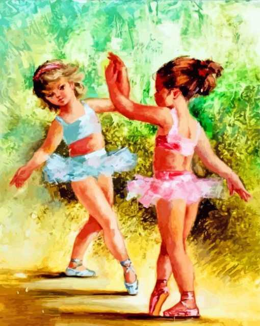 Aesthetic Ballerina Children Art Paint By Numbers